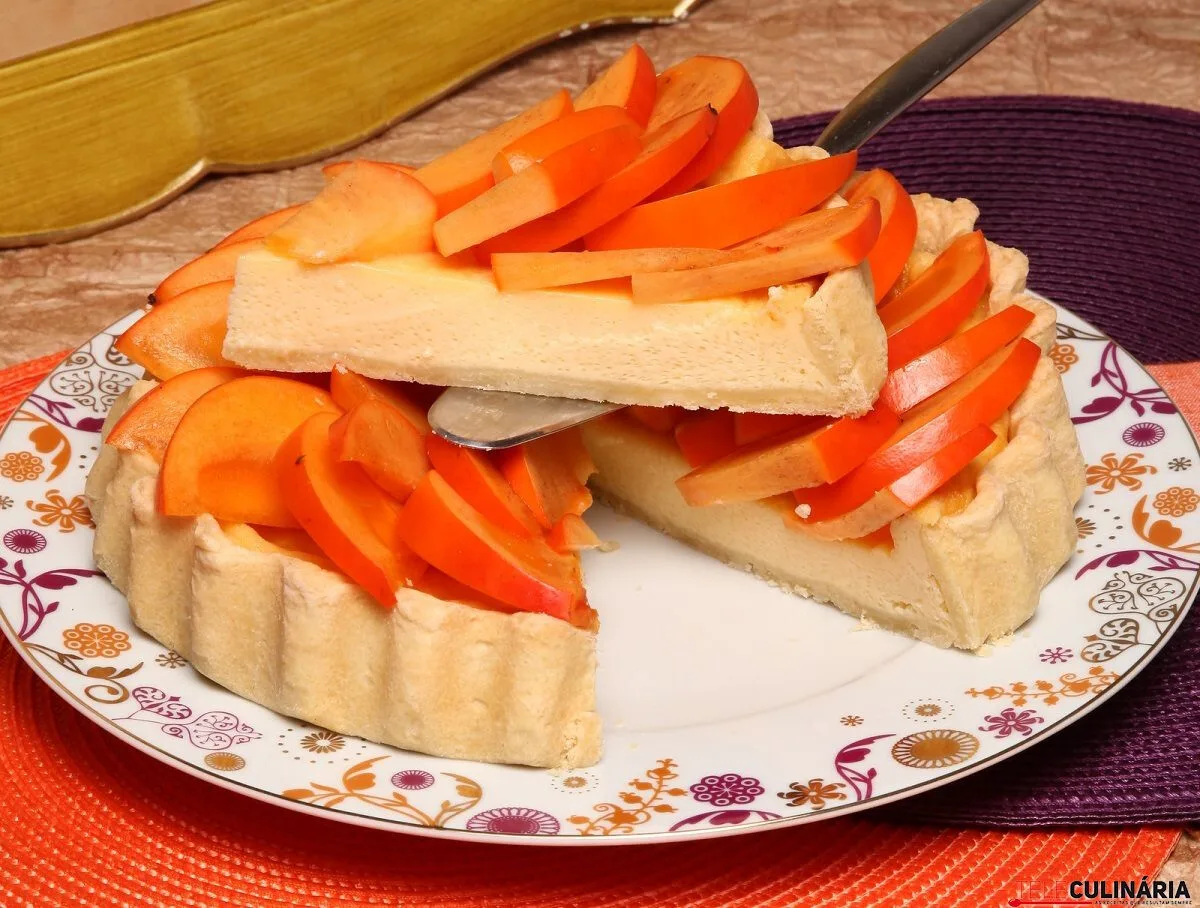 Tarte de dióspiros