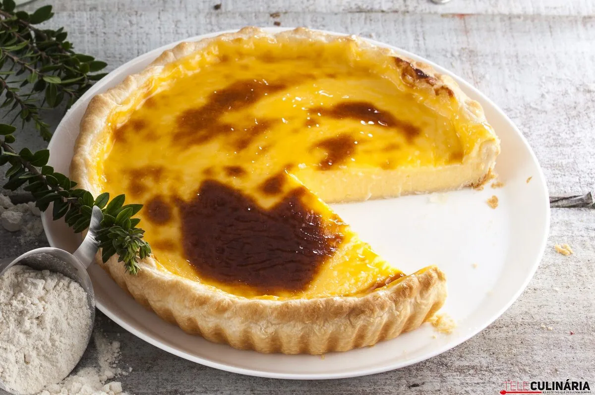 Tarte de pudim flan