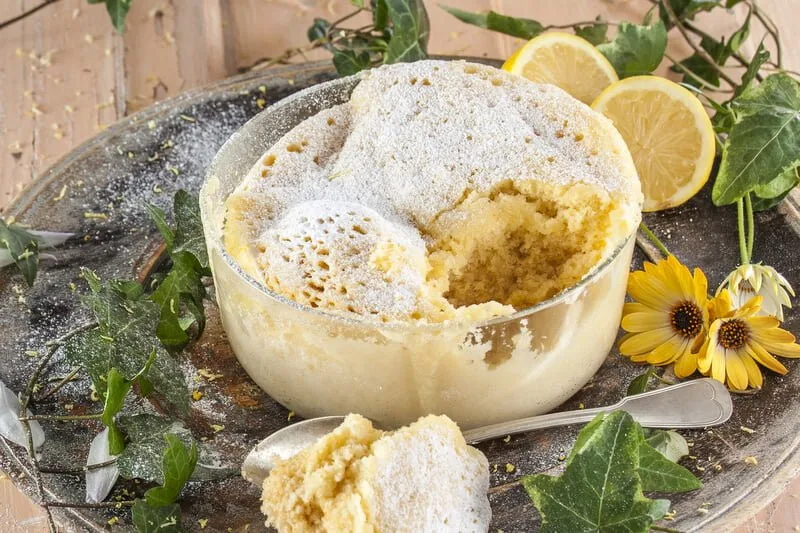 Bolo de iogurte no micro-ondas