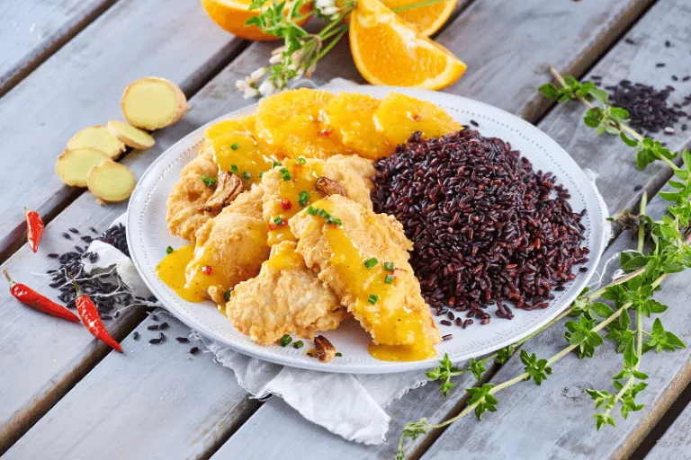 Filetes de pescada com cebolinho e gengibre