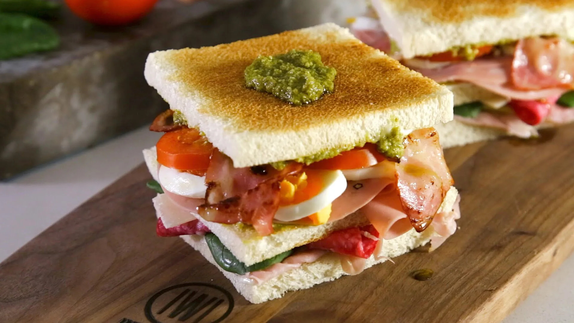 Sanduíche Club Italiana