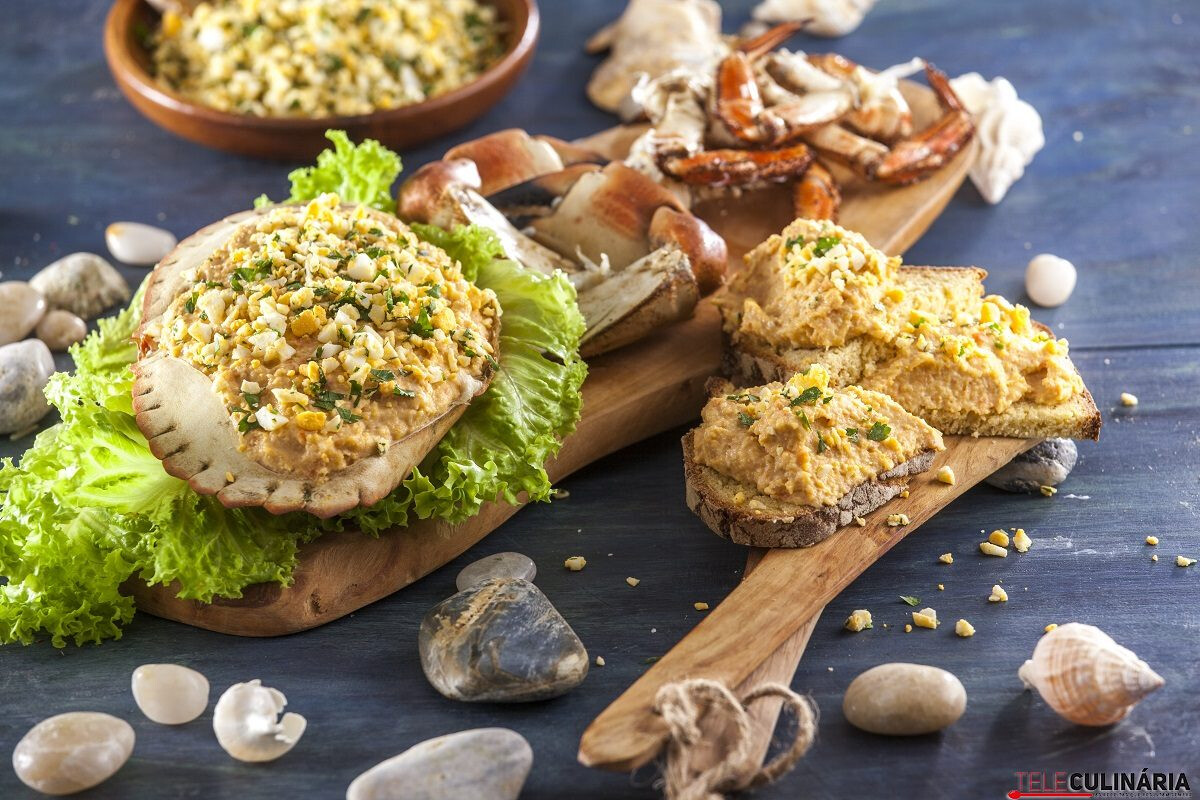 Sapateira recheada com broa de milho