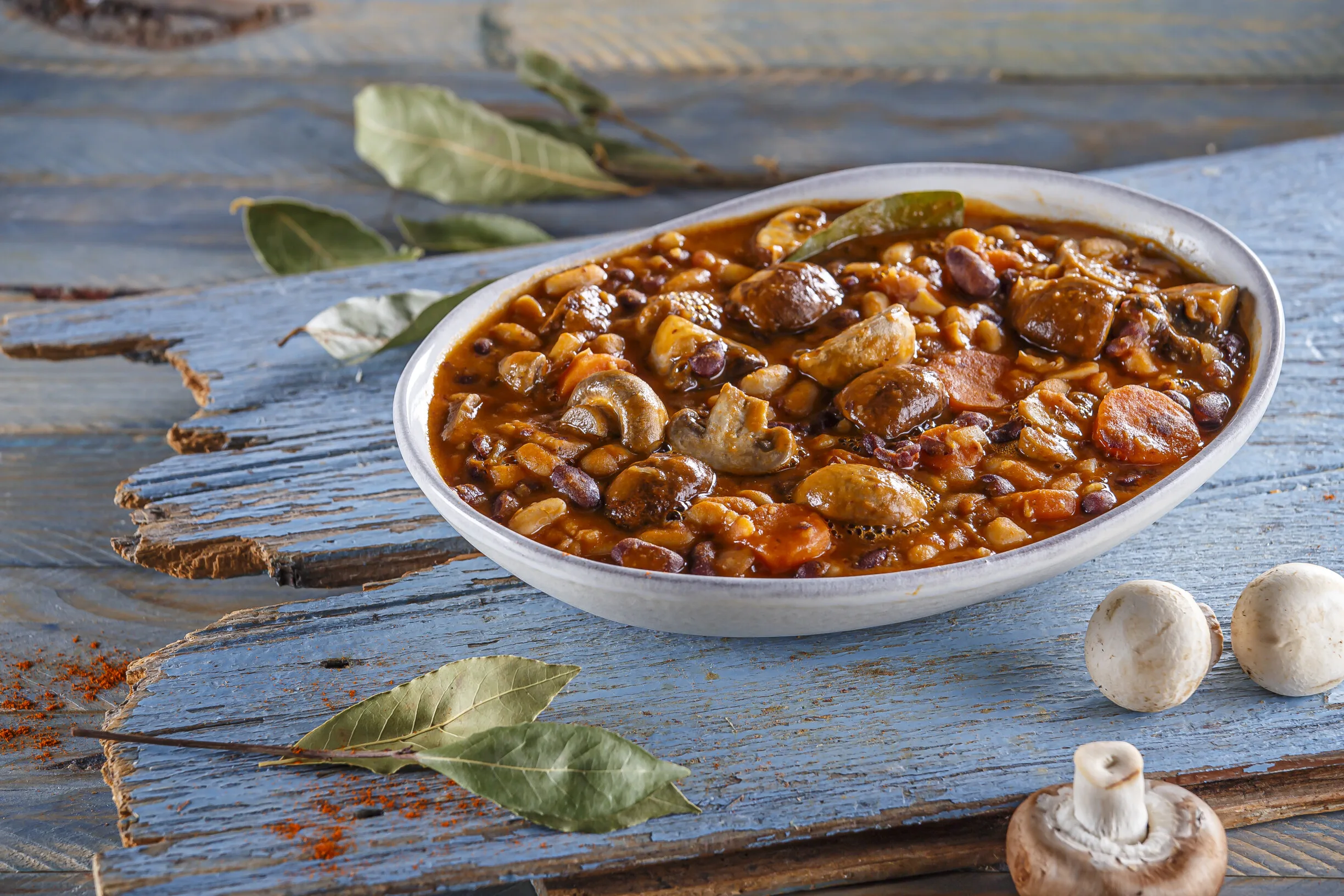 Feijoada de cogumelos