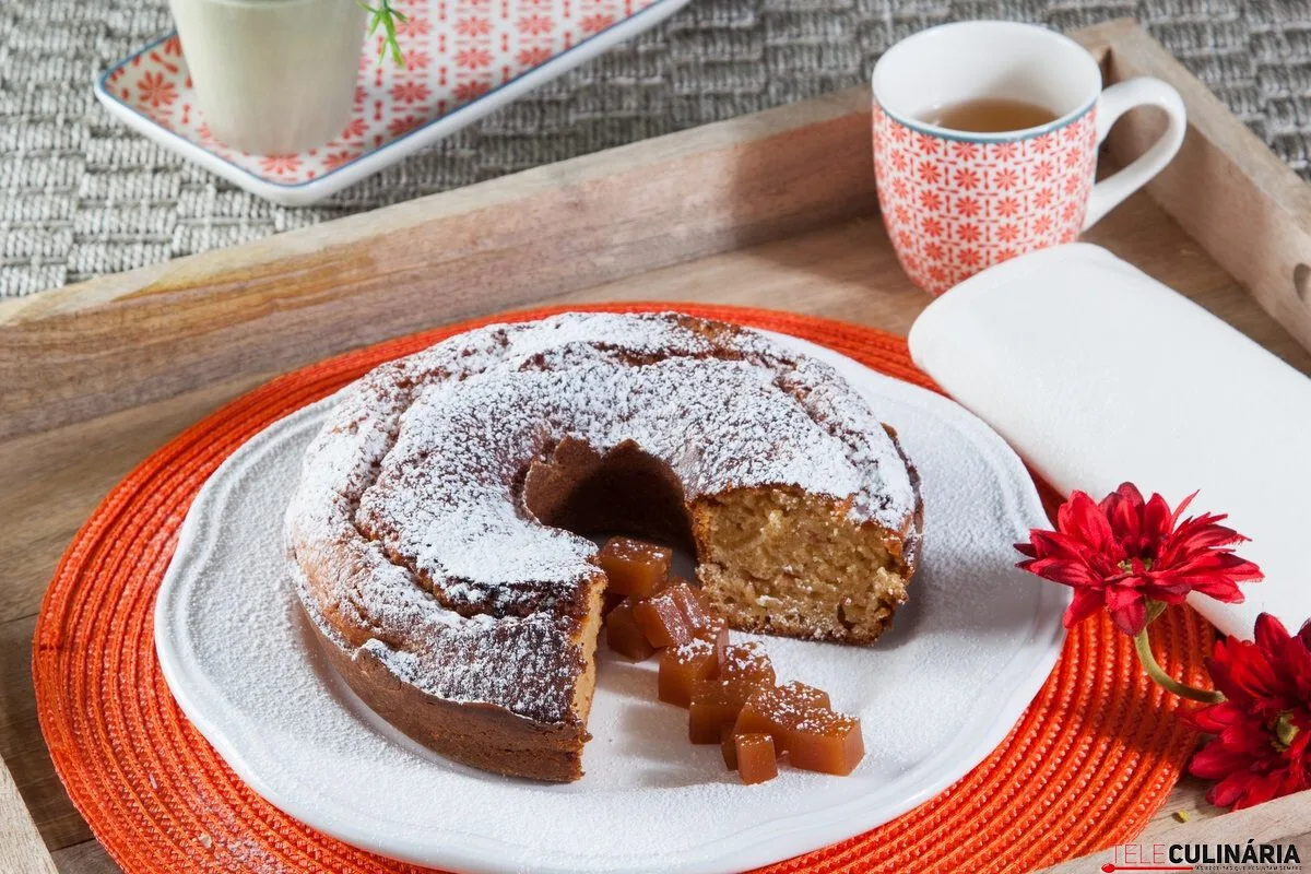 Receita de bolo de marmelada
