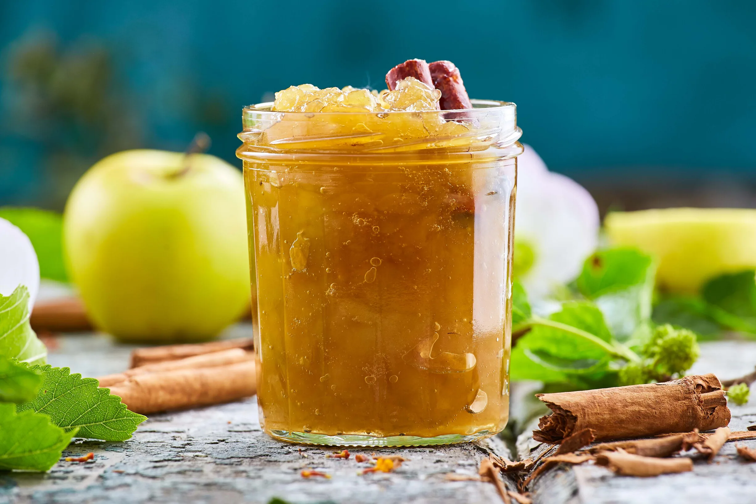 Compota de maçã e canela