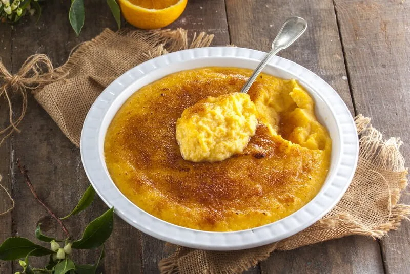 Doce de ovos com laranja