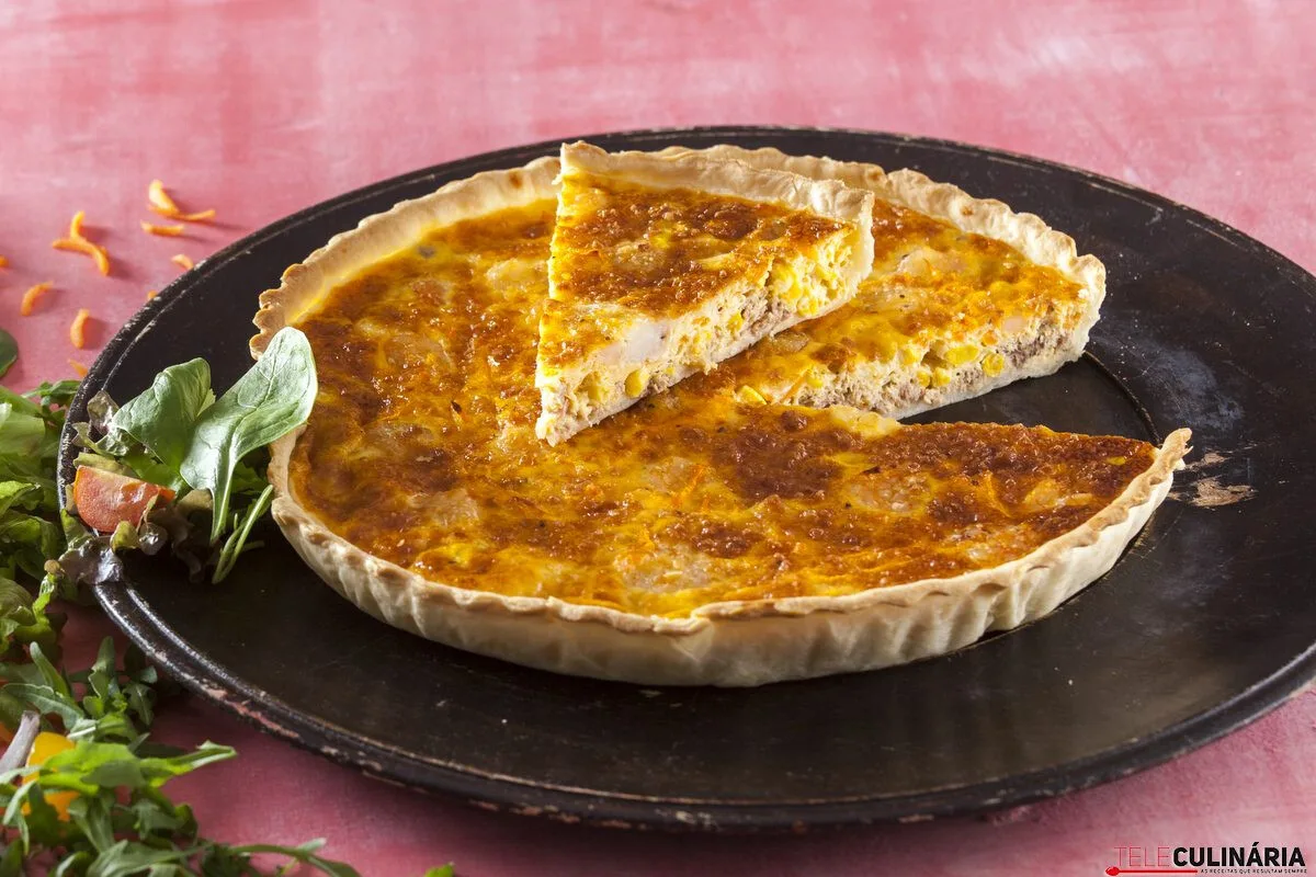 Quiche de atum - receita fácil
