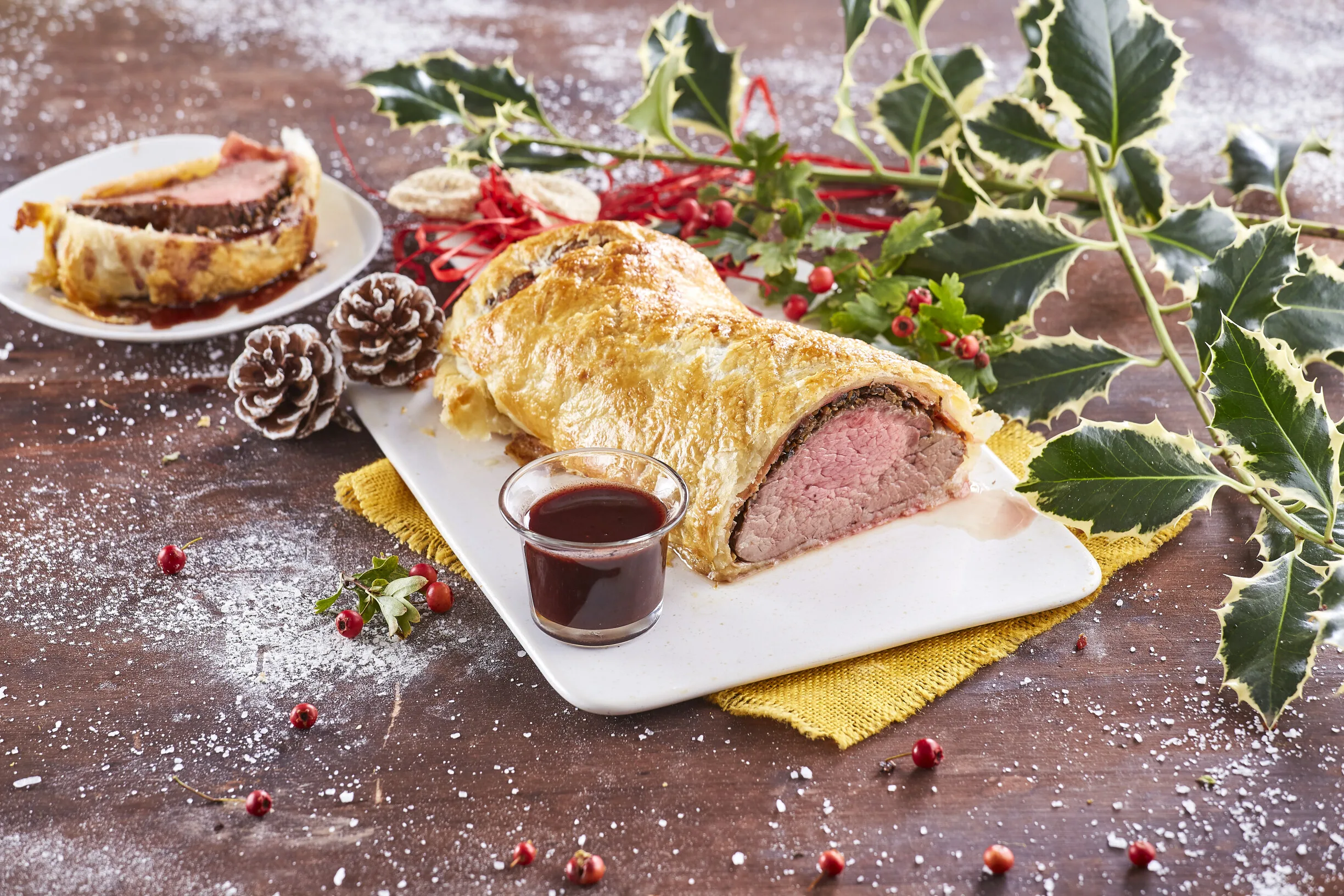 Bife Wellington com cogumelos