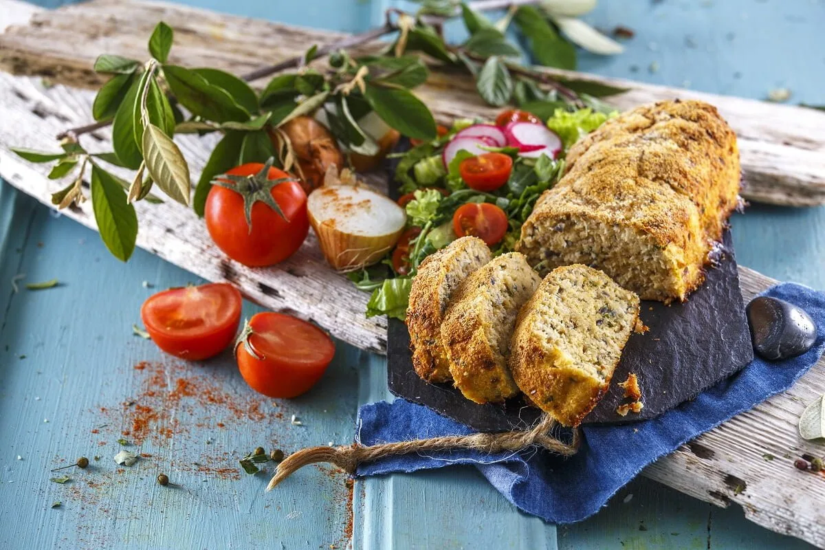 Rolo de peixe no forno