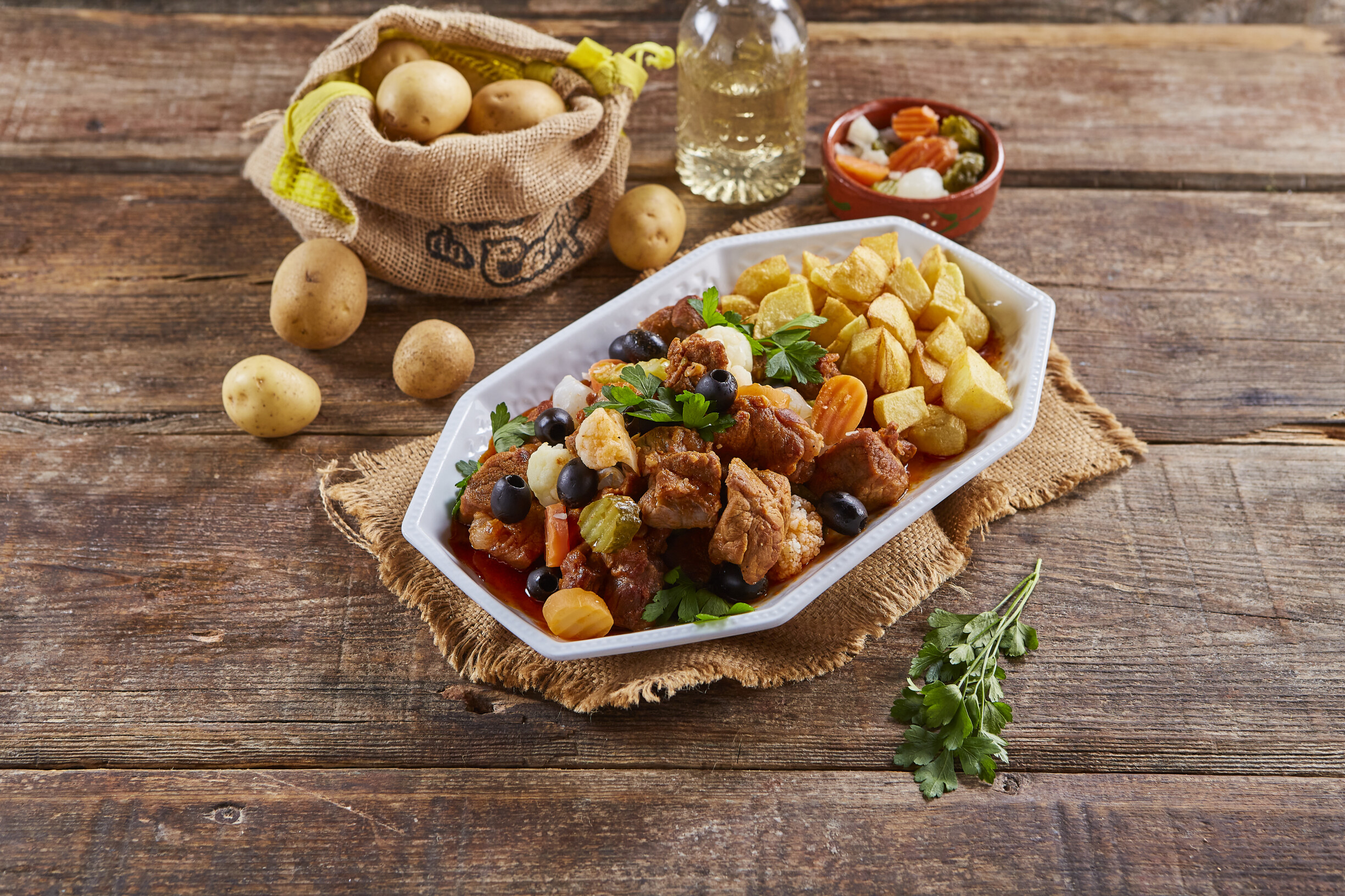 Rojões de porco à portuguesa