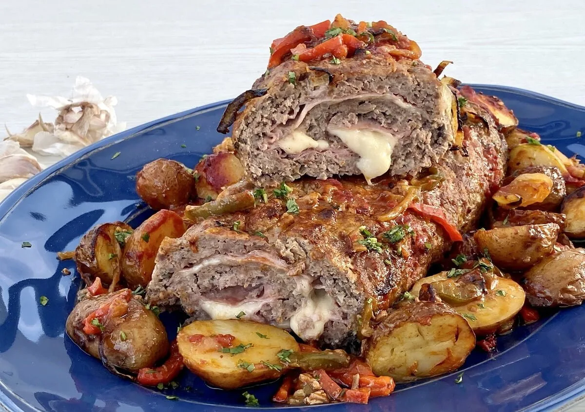 Rolo de carne recheado – descubra o segredo