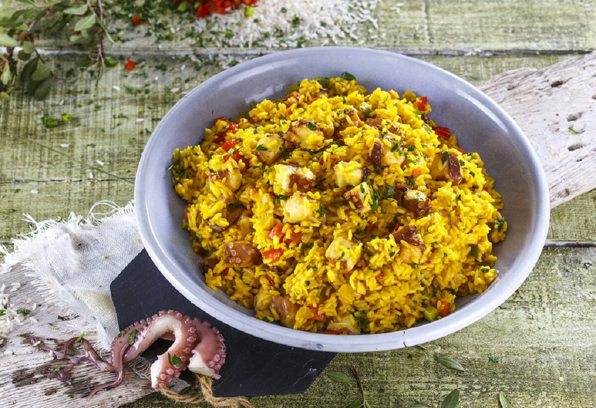 Arroz de polvo à espanhola