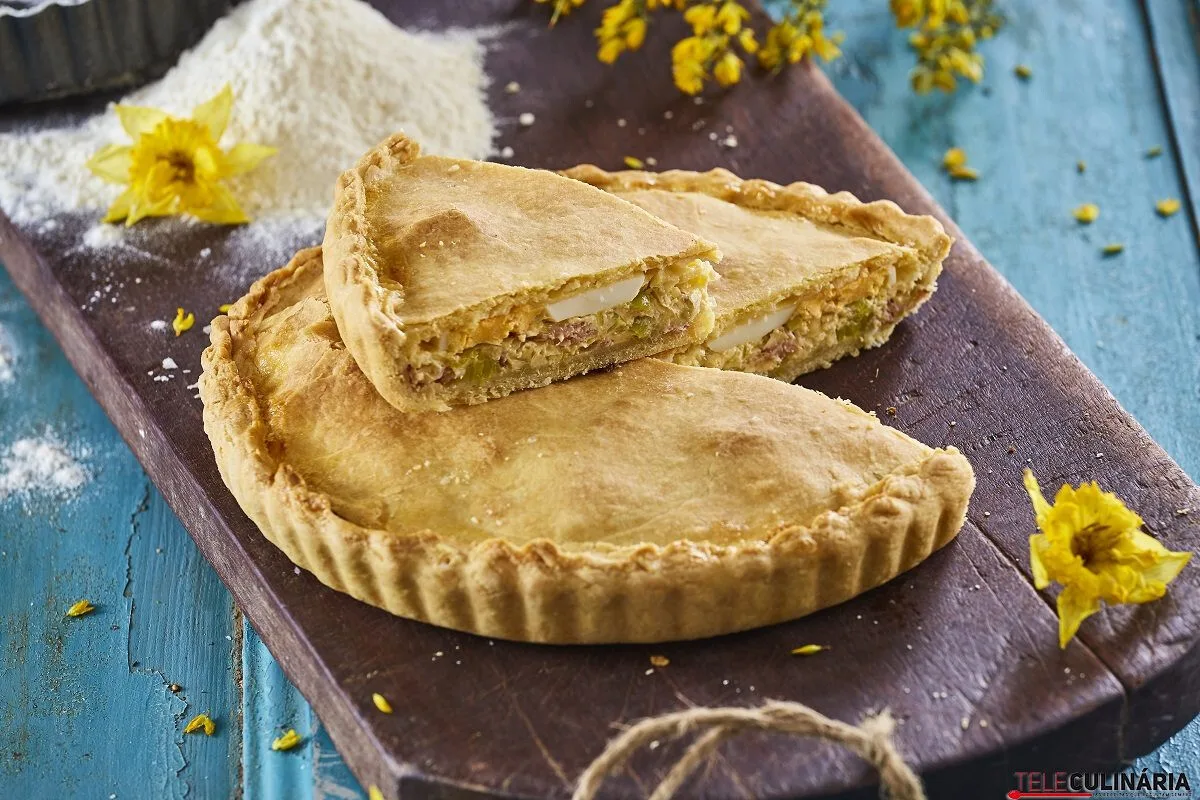 Flamiche de alho-francês