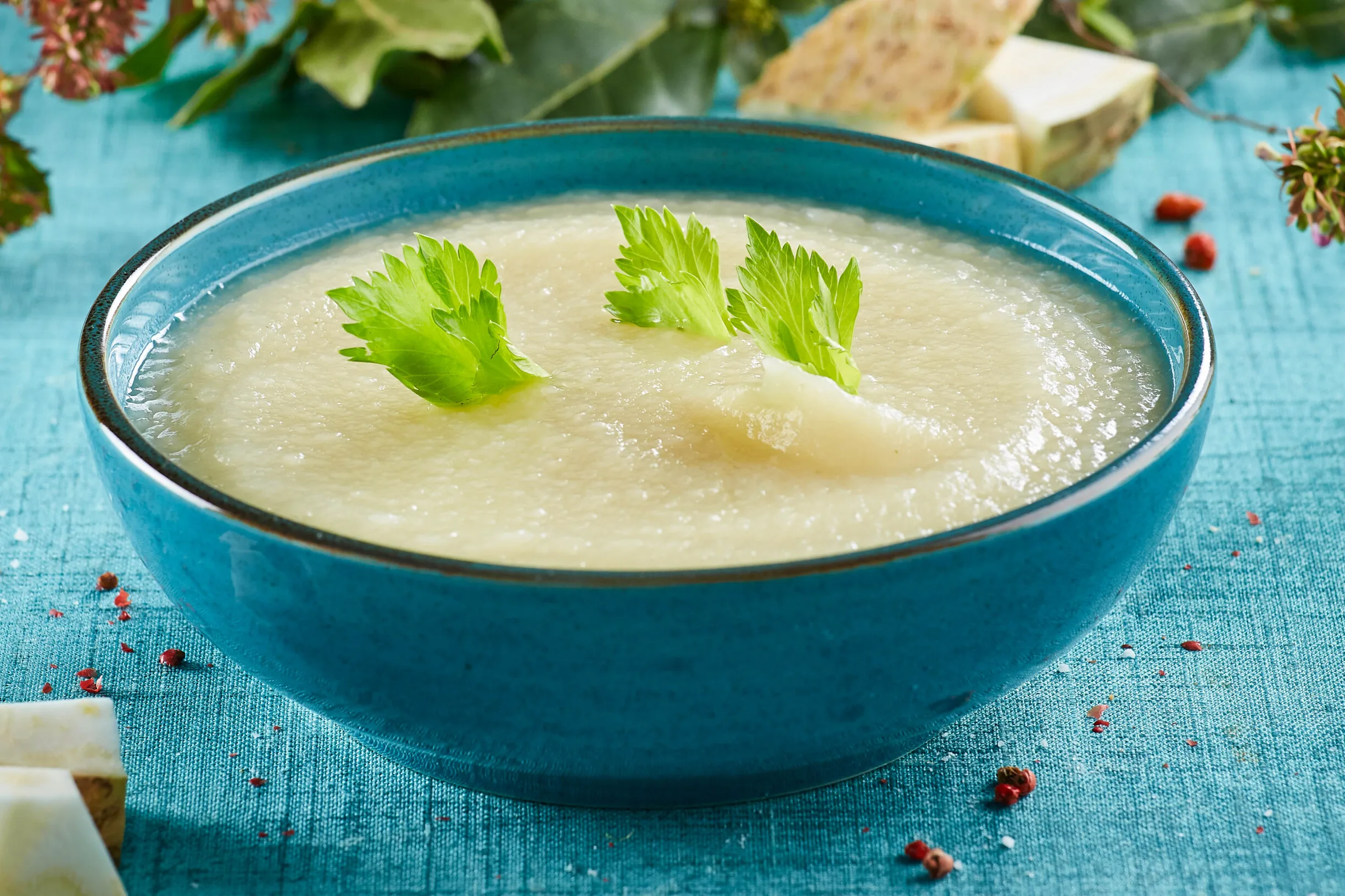 Sopa cremosa de aipo