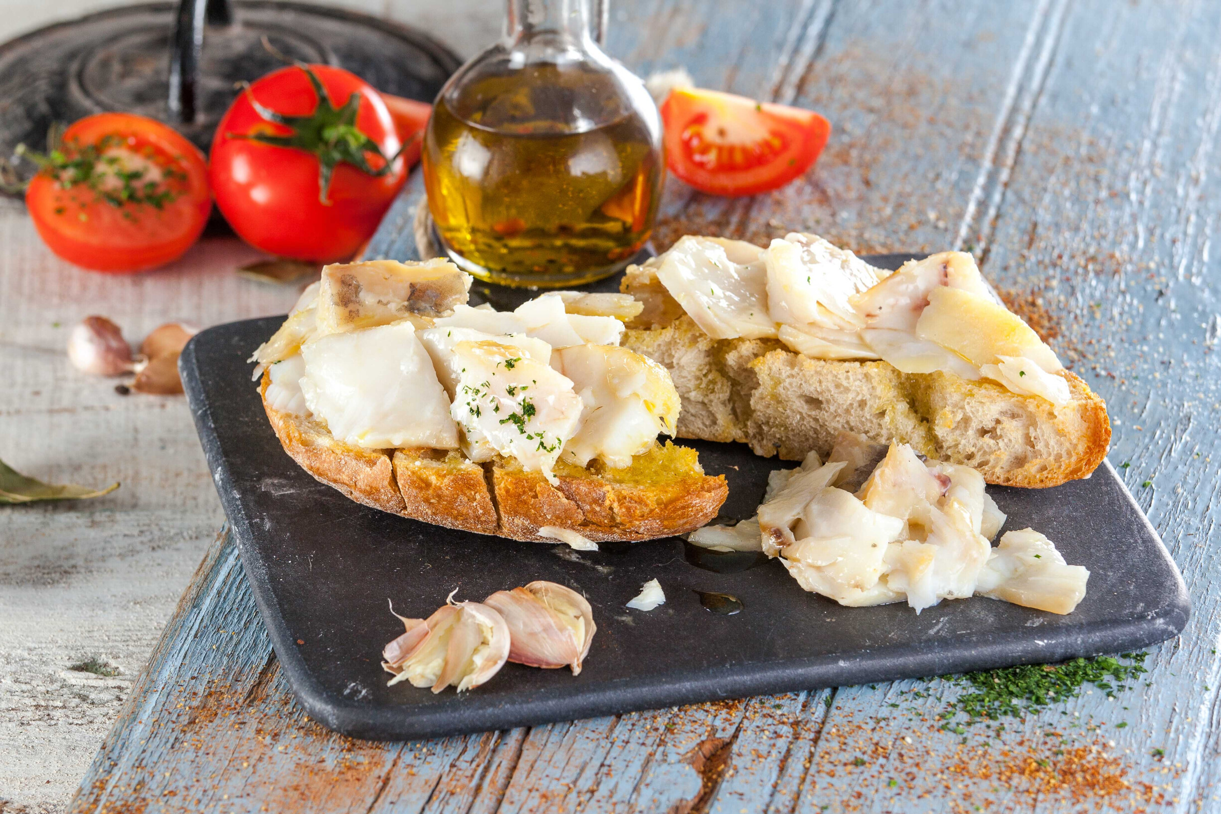 Torricado de bacalhau