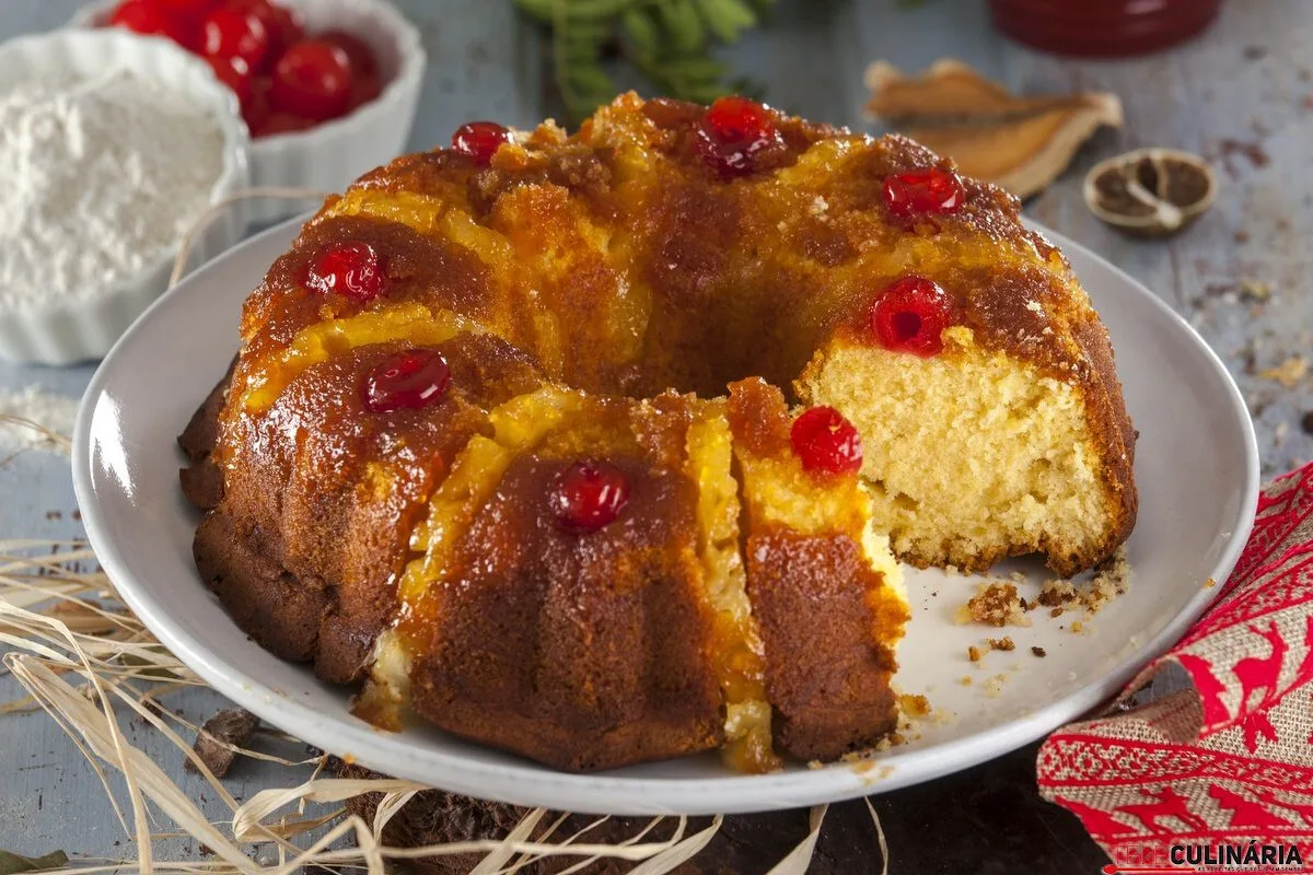 Bolo de ananás (robot de cozinha)