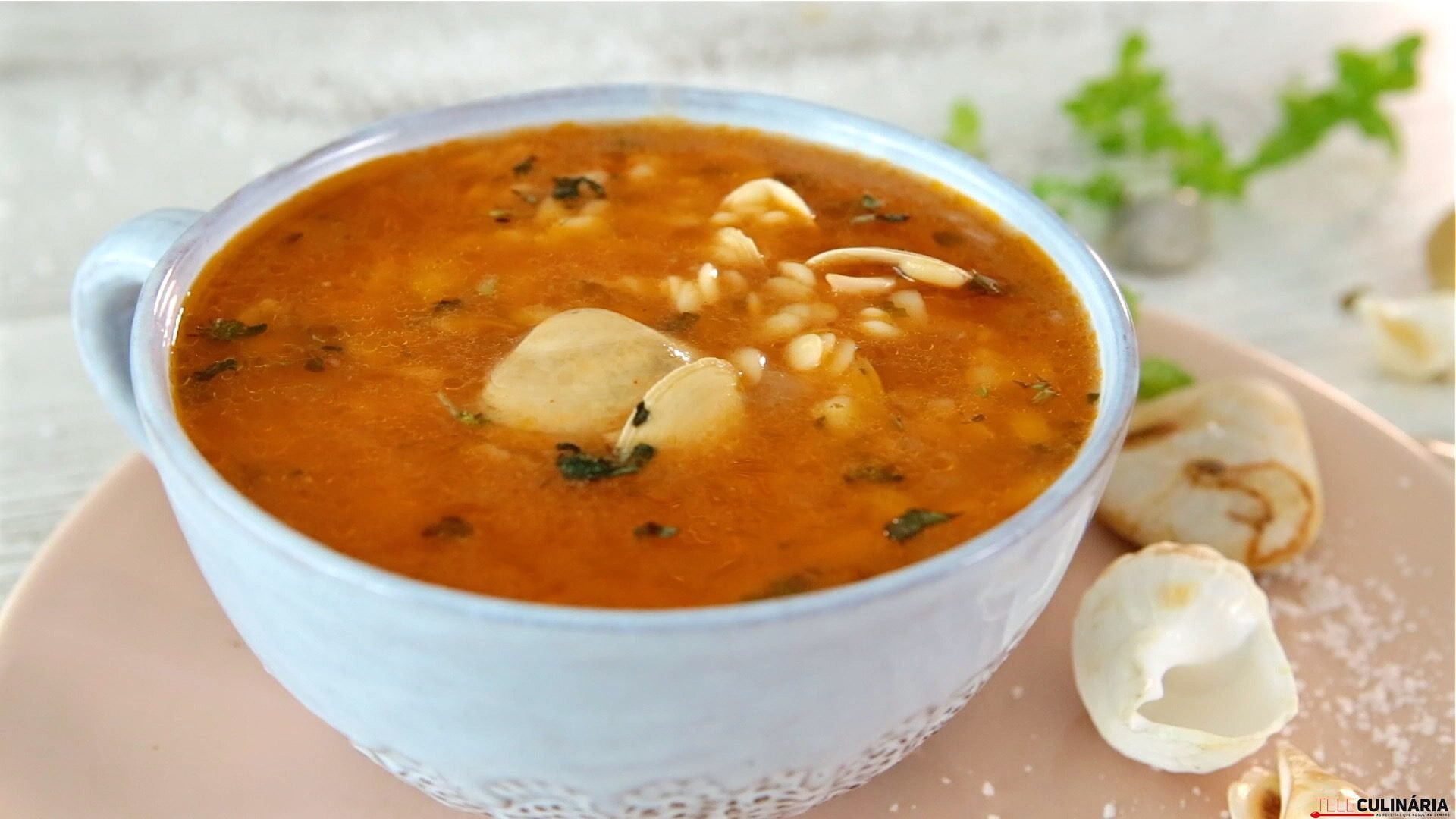 Canja de amêijoa fácil