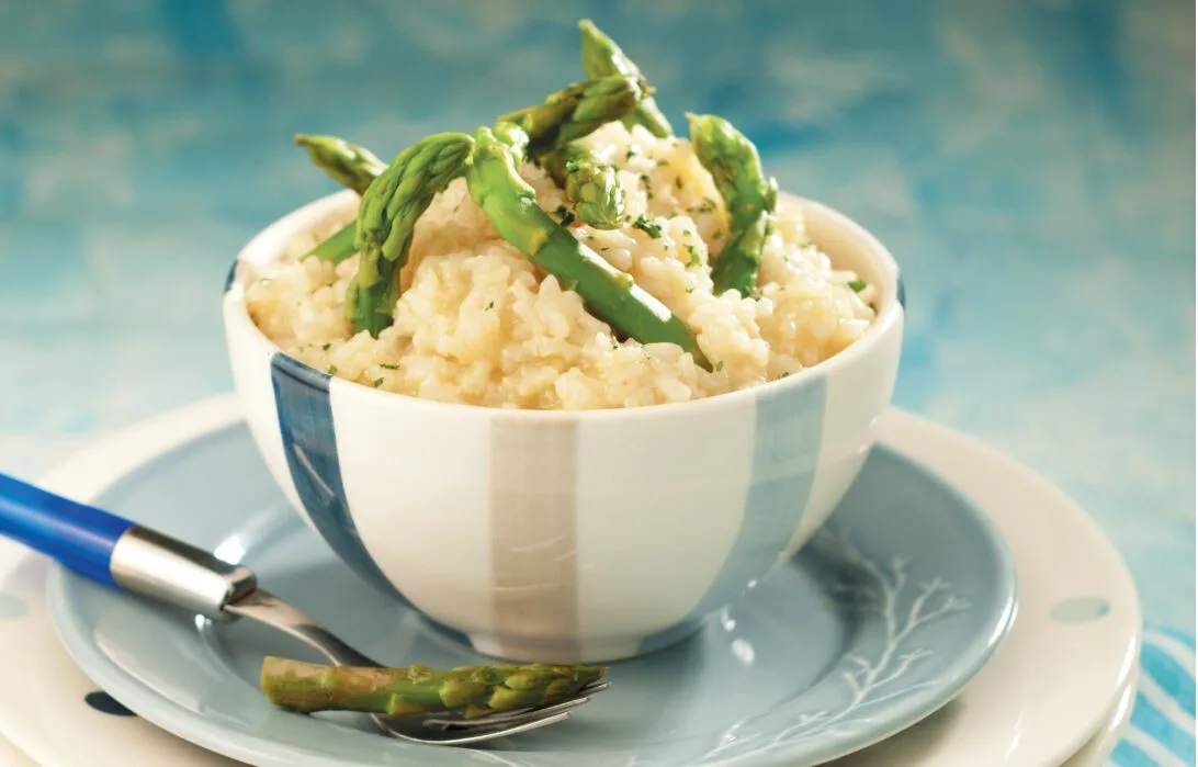 Risotto de espargos