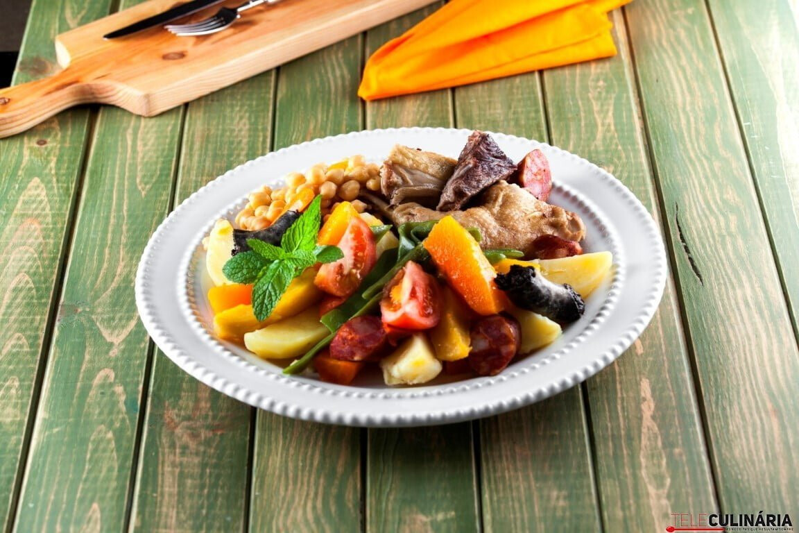 Cozido de grão à algarvia