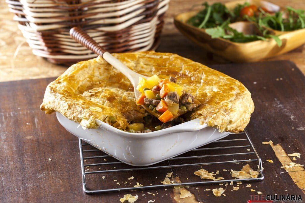 Empadão de vitela à inglesa