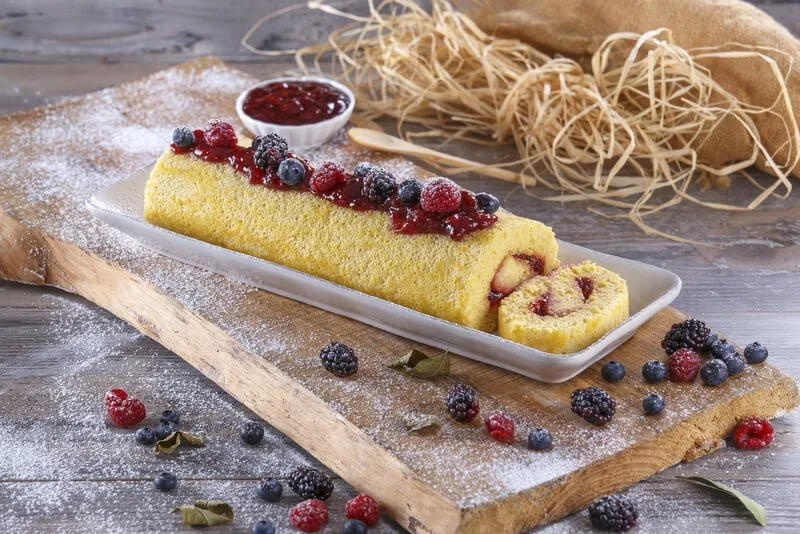 Torta de frutos silvestres