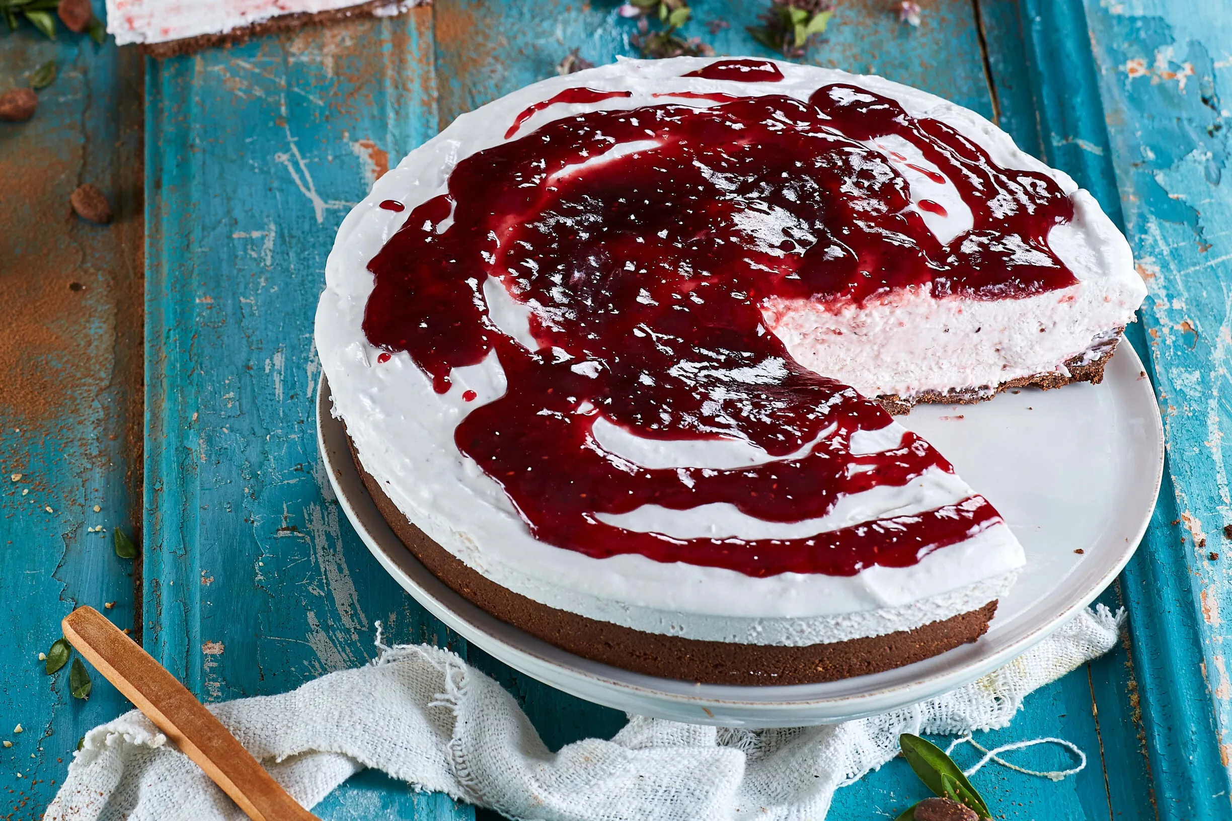 Tarte delícia de framboesa