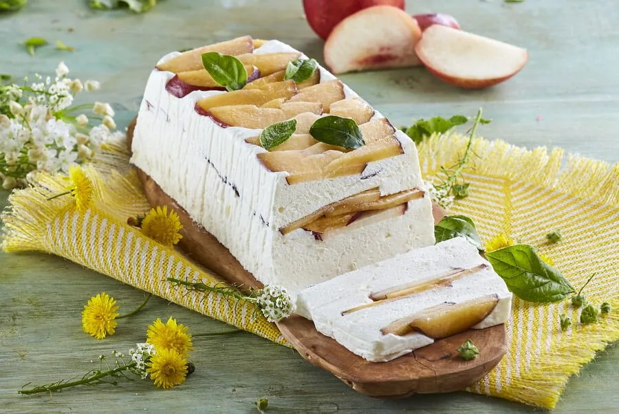 Semifrio de pêssego