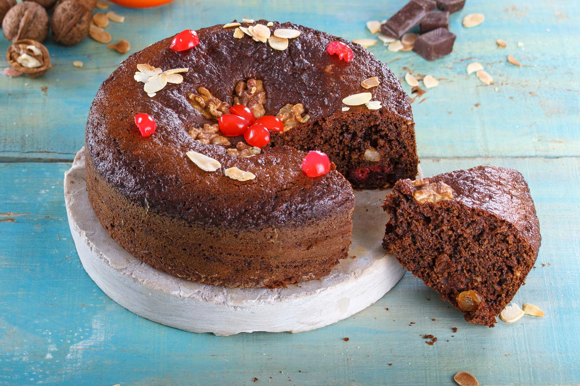 Bolo inglês redondo