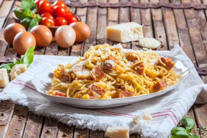 Esparguete à Carbonara Tradicional
