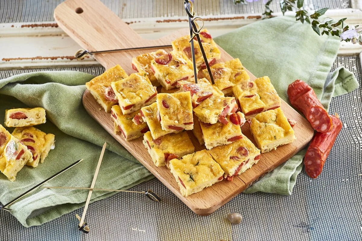 Fritada de calabresa