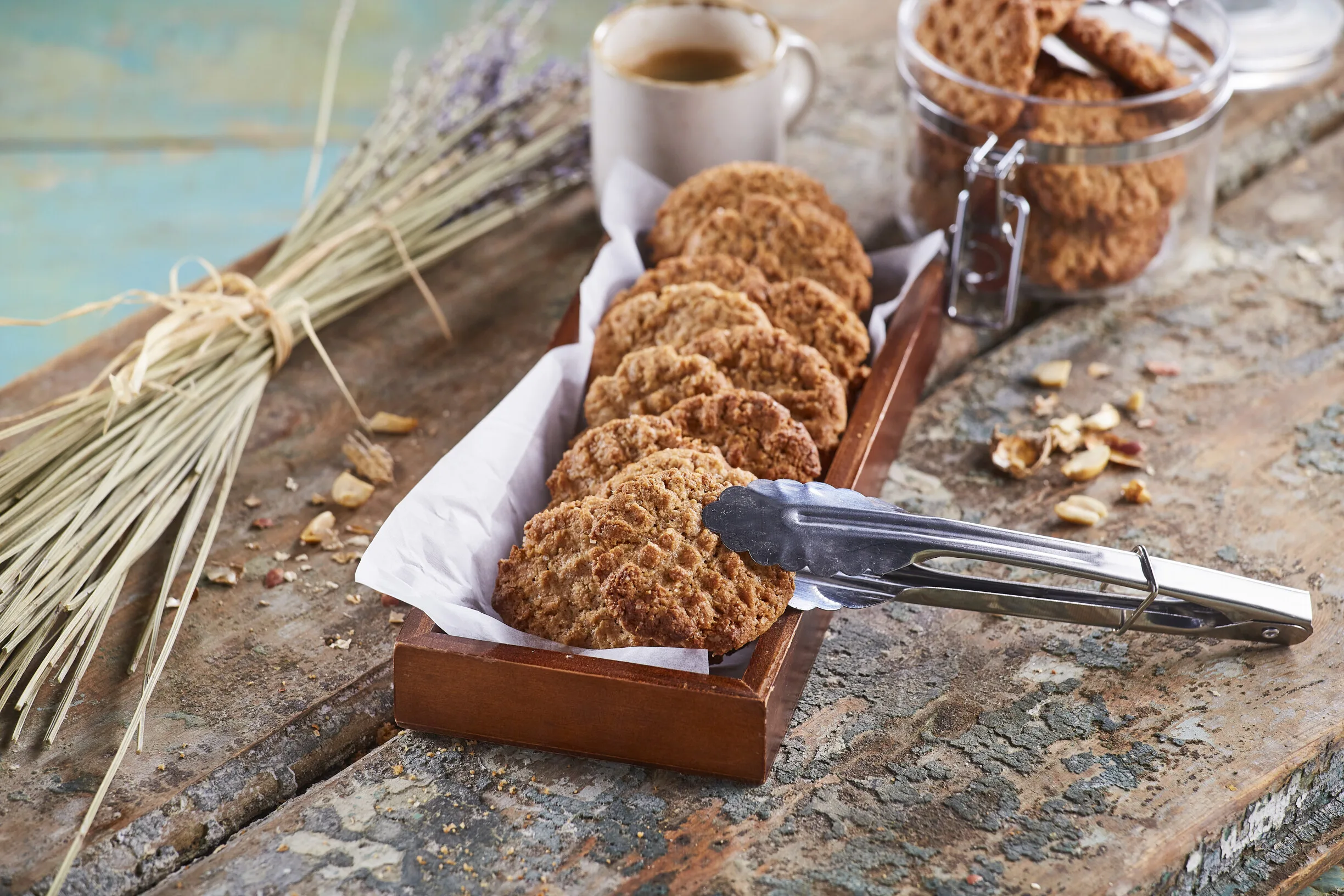 Bolachas de manteiga de amendoim