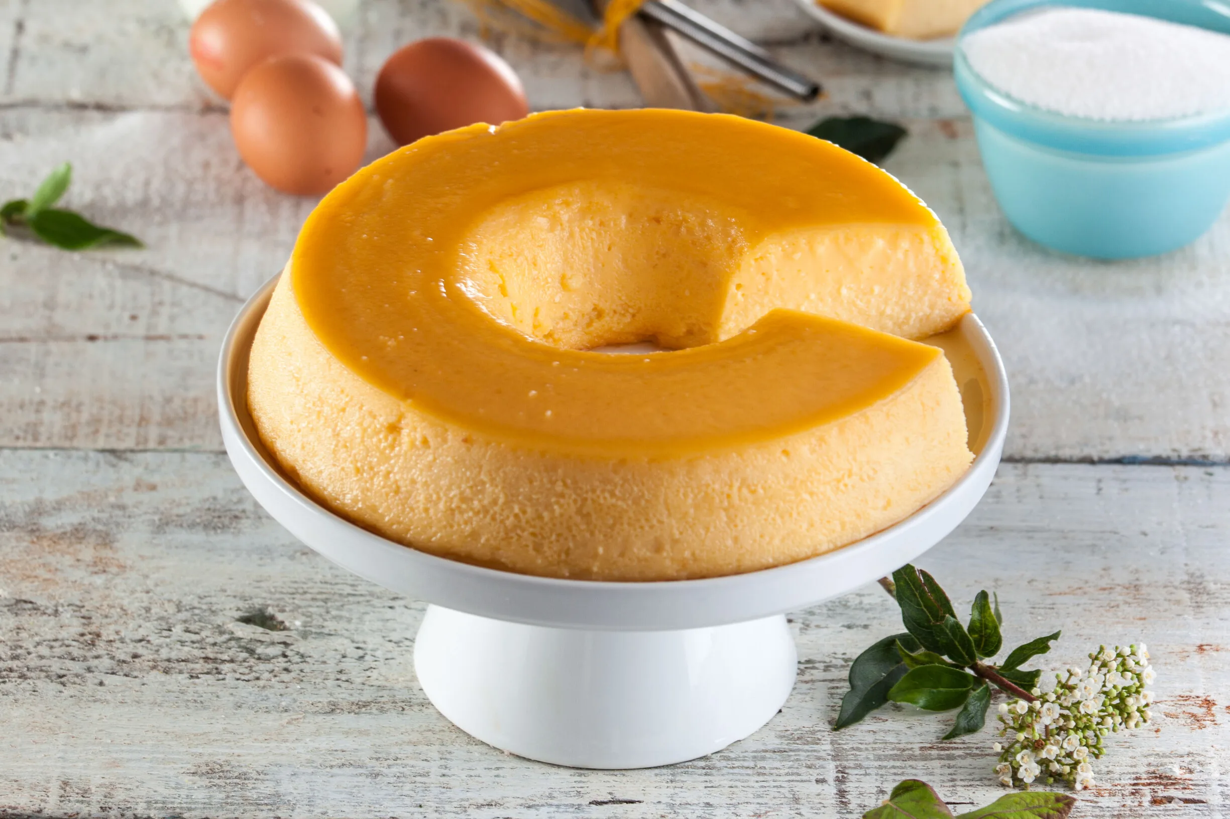 Receita de Pudim de requeijão