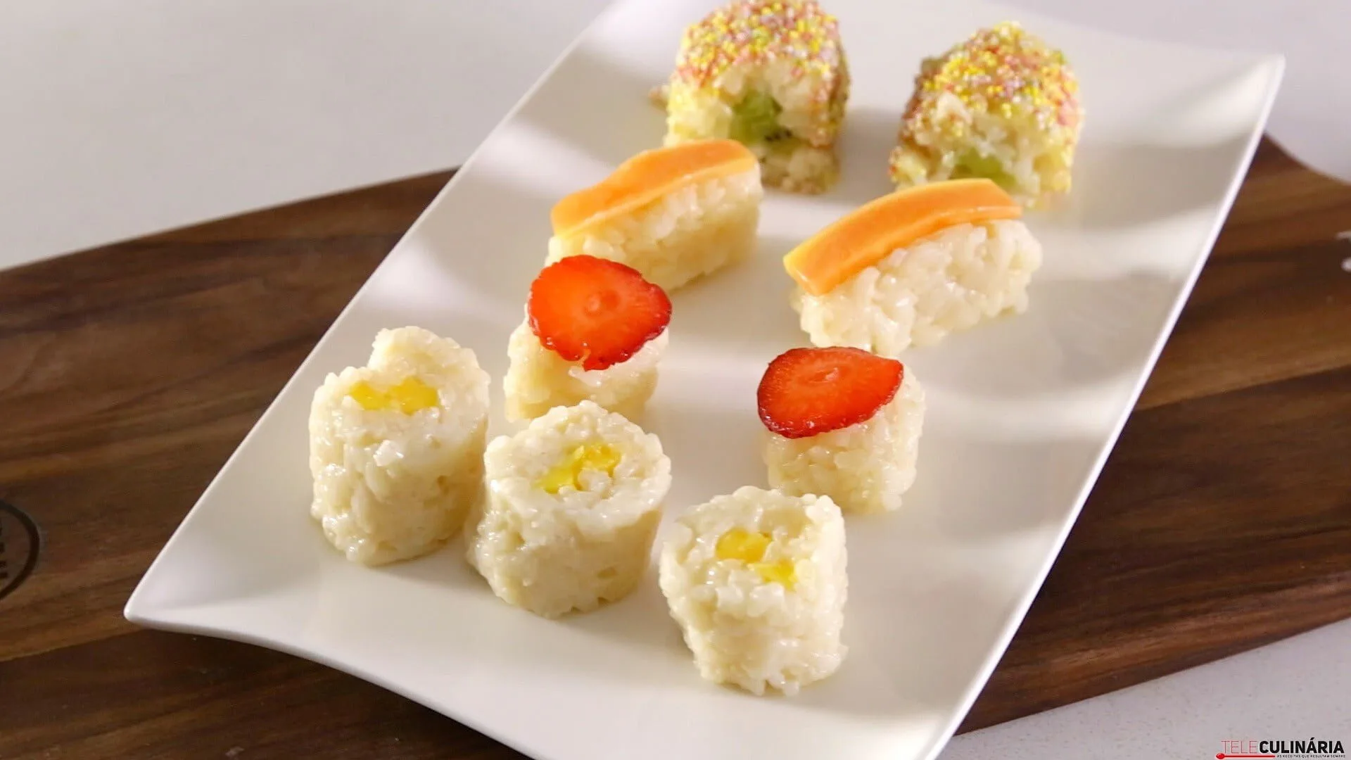 Sushi de fruta