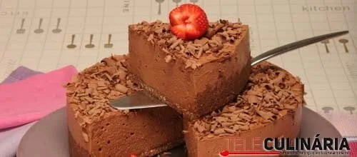 Cheesecake de chocolate
