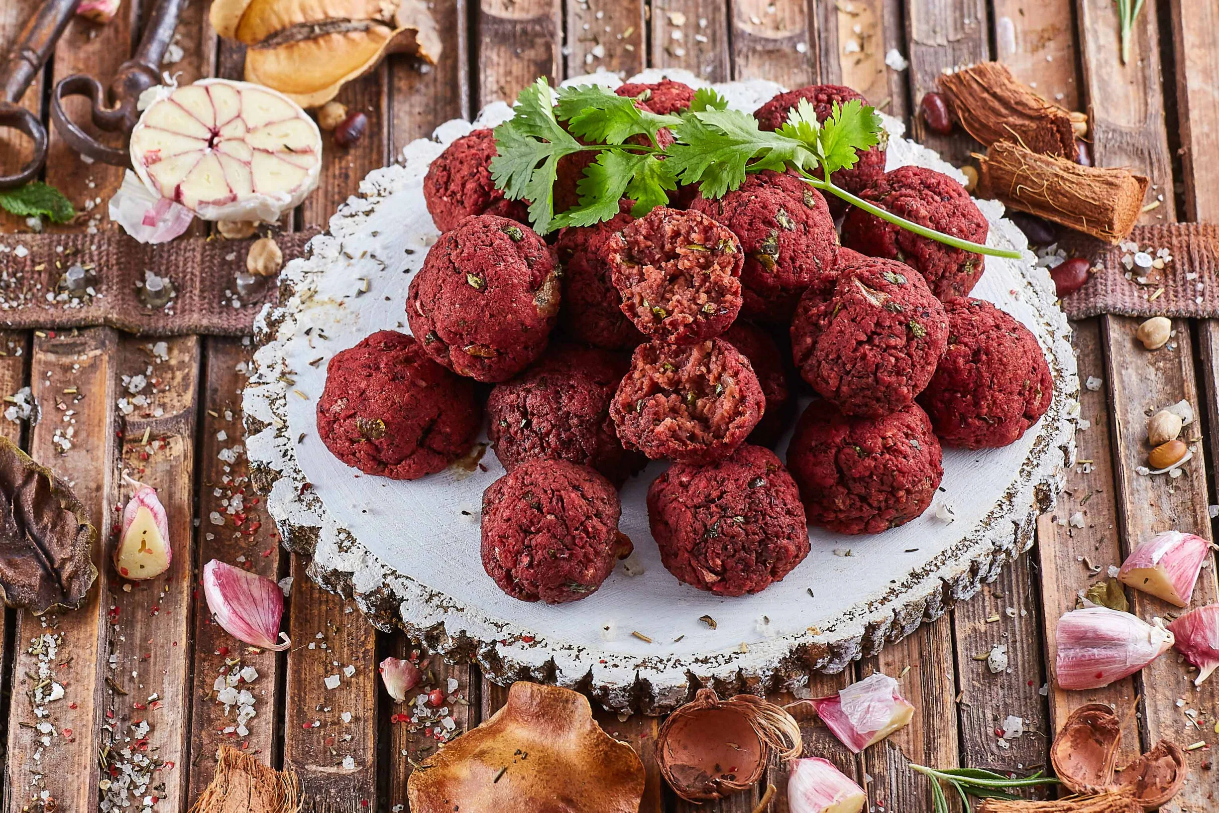 Bolinhas de beterraba