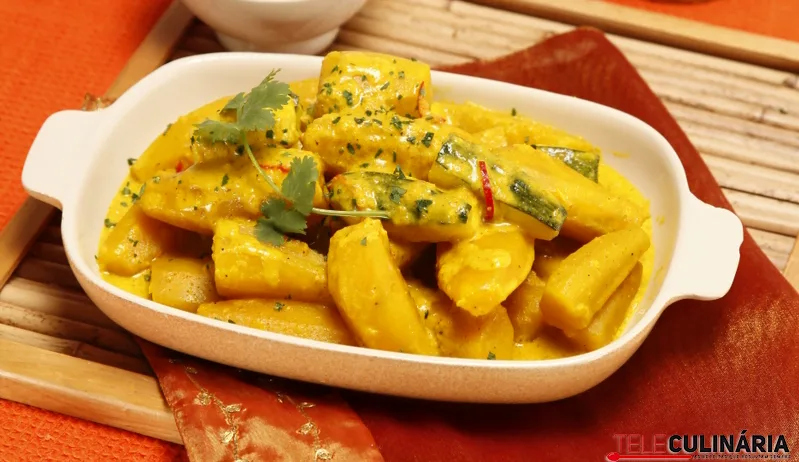 Caril de batata doce