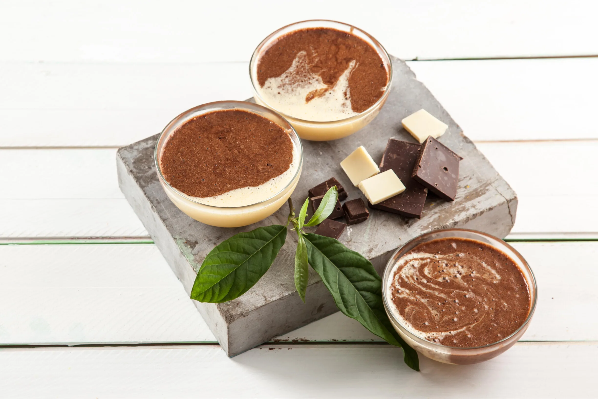 Mousse de 2 chocolates