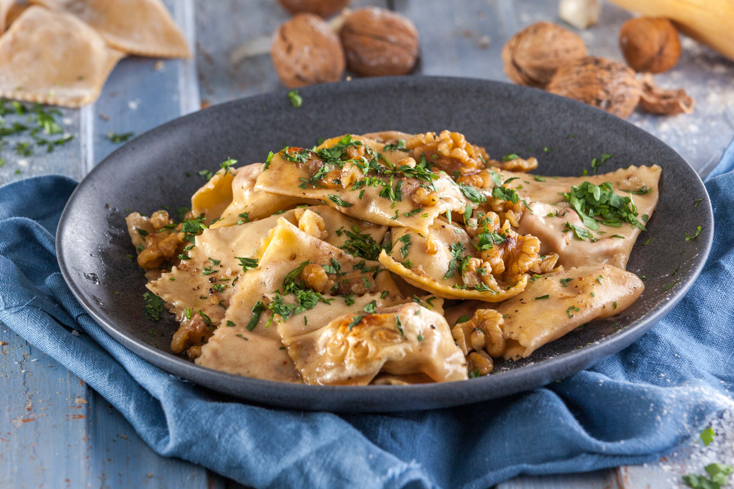 Raviólis de chouriço