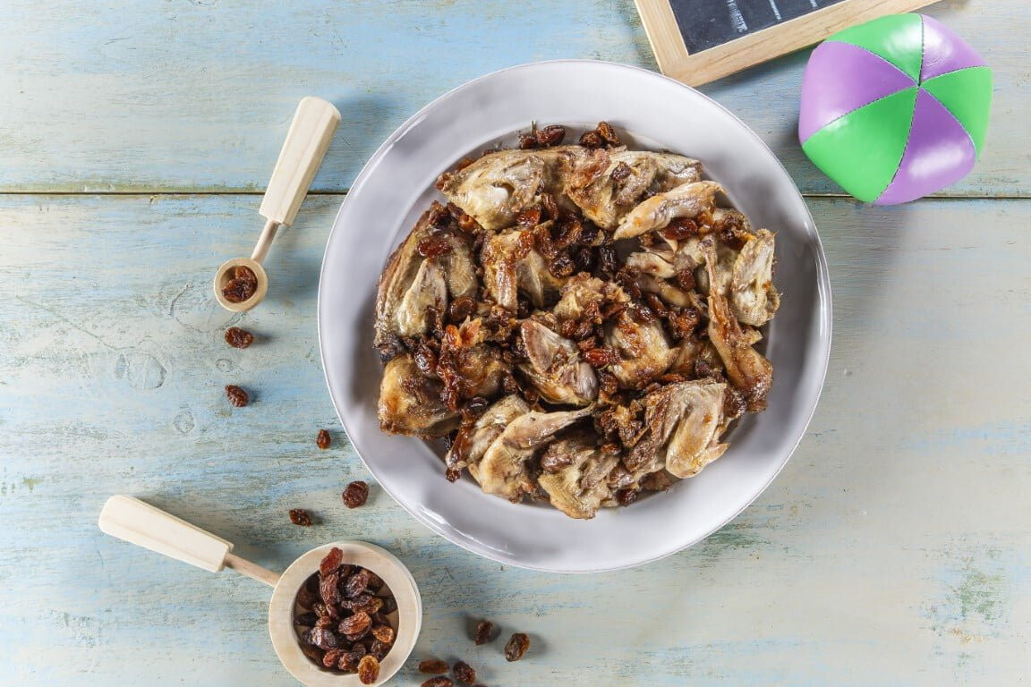 Codornizes com frutos secos (receita especial para grávidas)