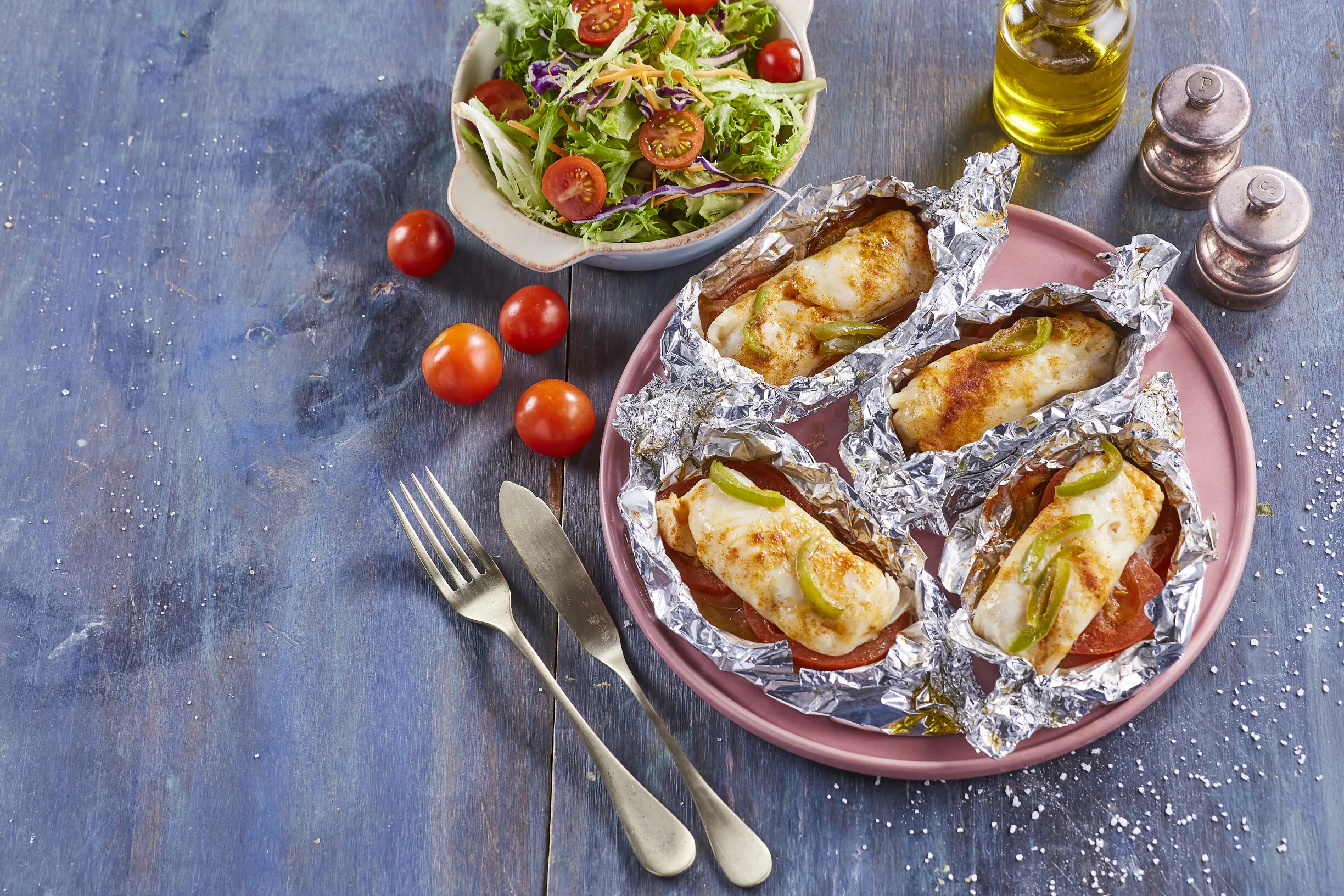 Pescada na air fryer