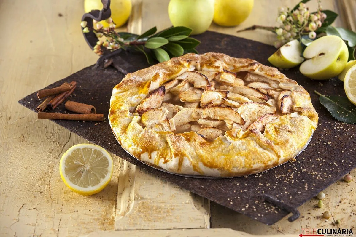 Tarte rústica de maçã