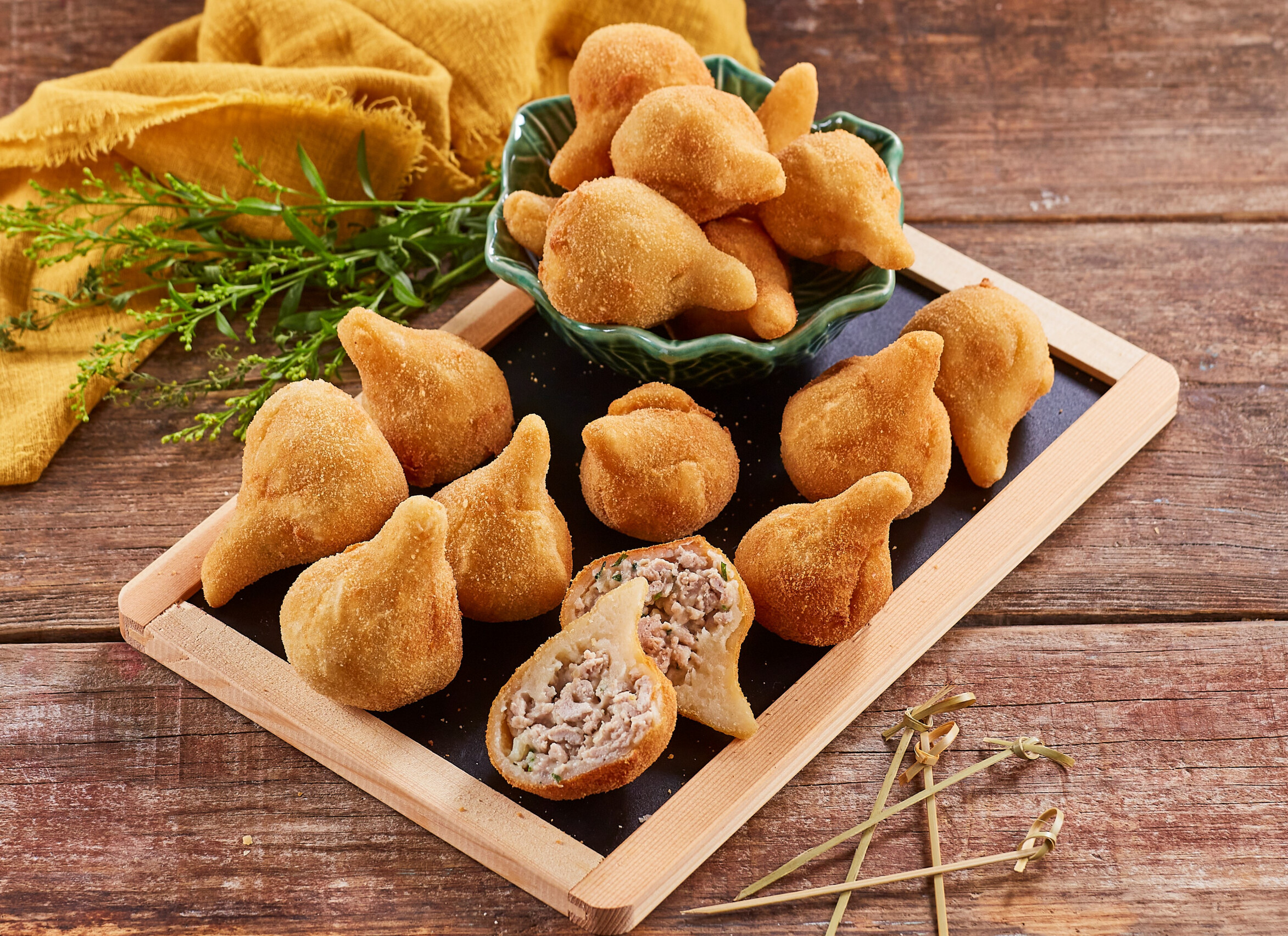Coxinhas de frango