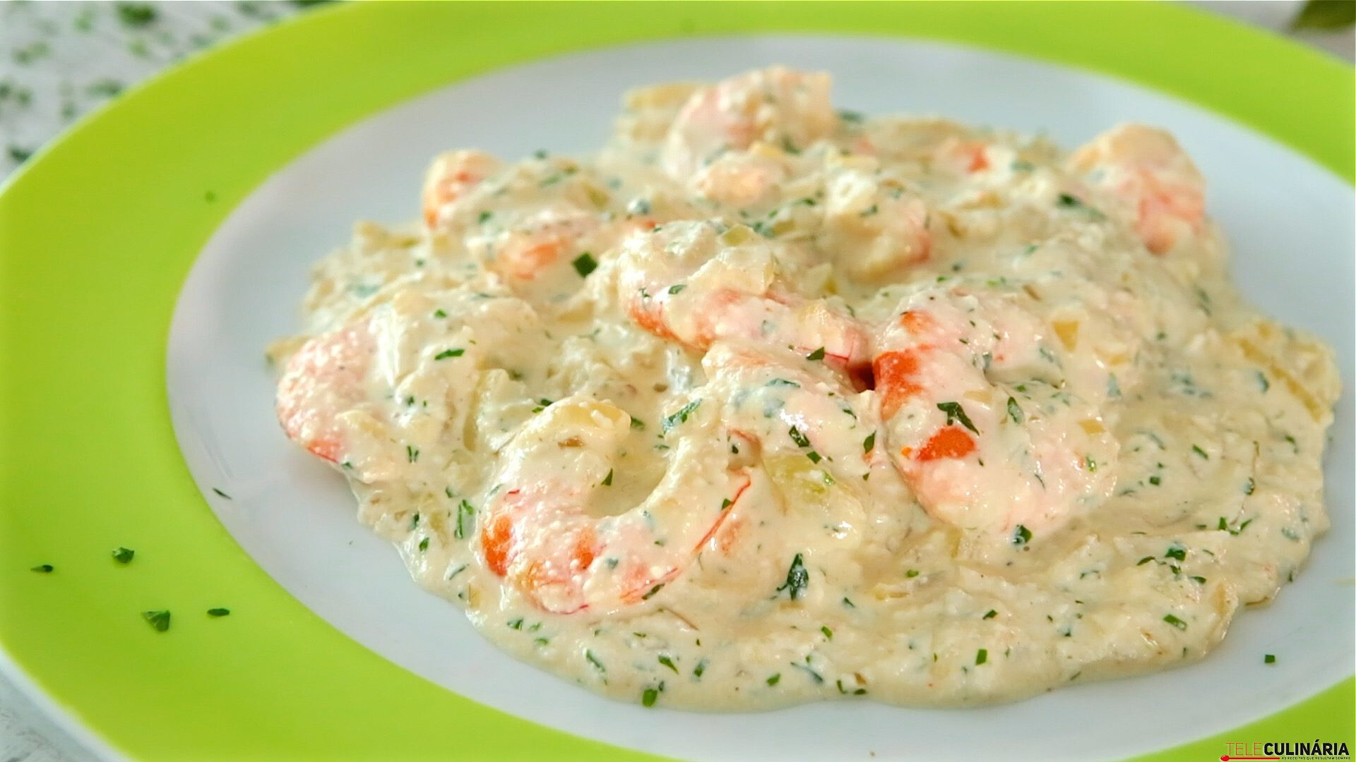 Strogonoff de camarão