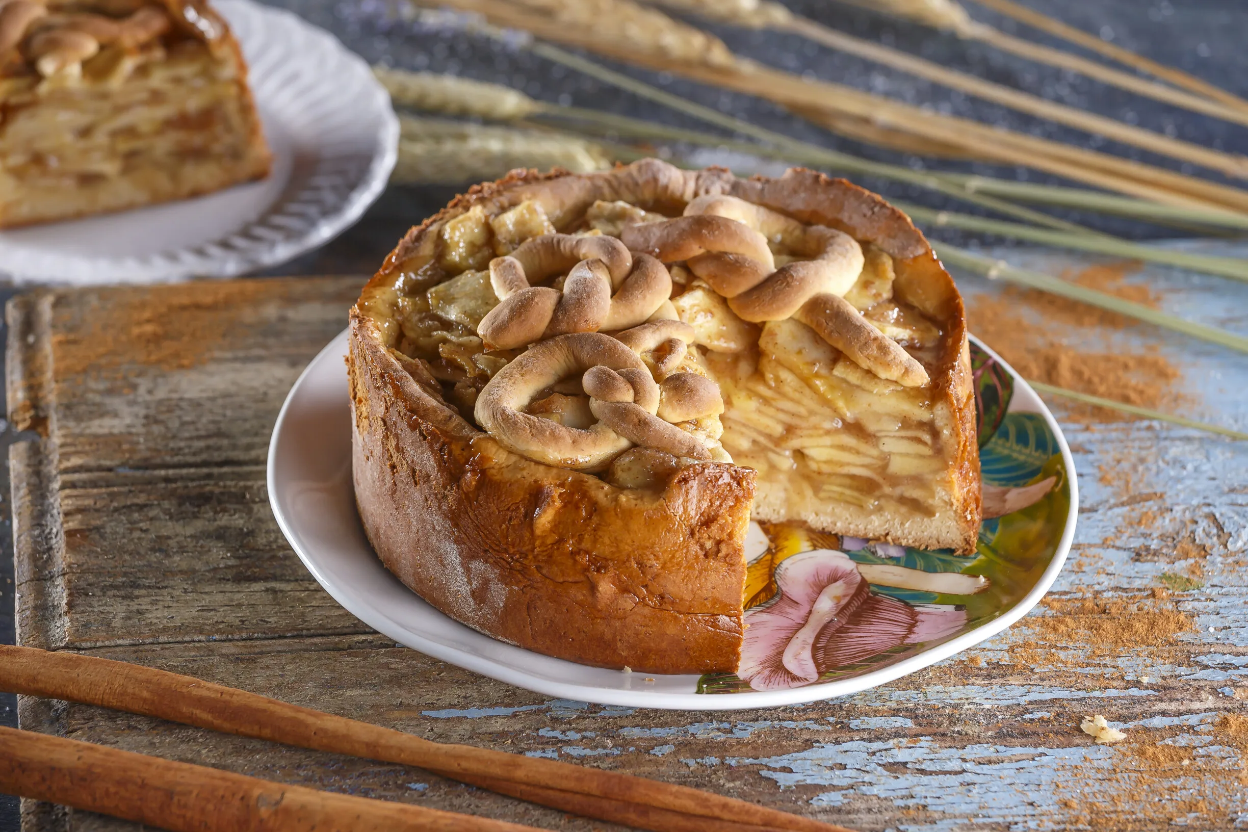 Tarte pretzel de maçã