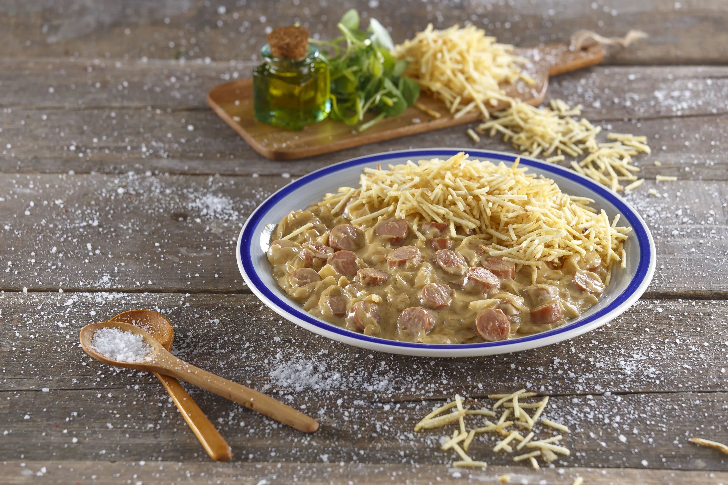 Strogonoff de salsichas