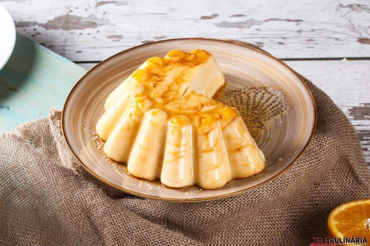 Pudim de arroz e baunilha