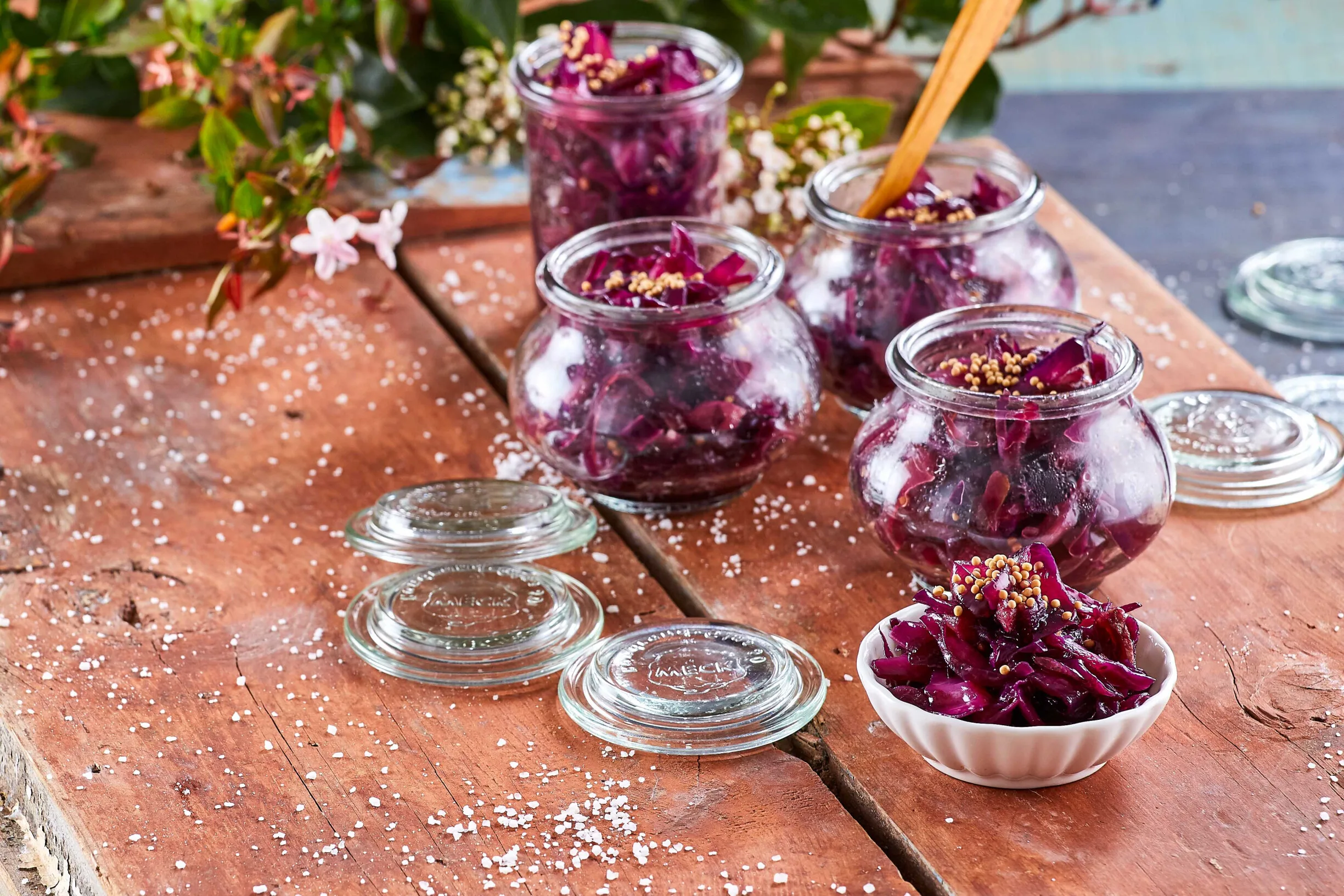 Chutney de couve-roxa