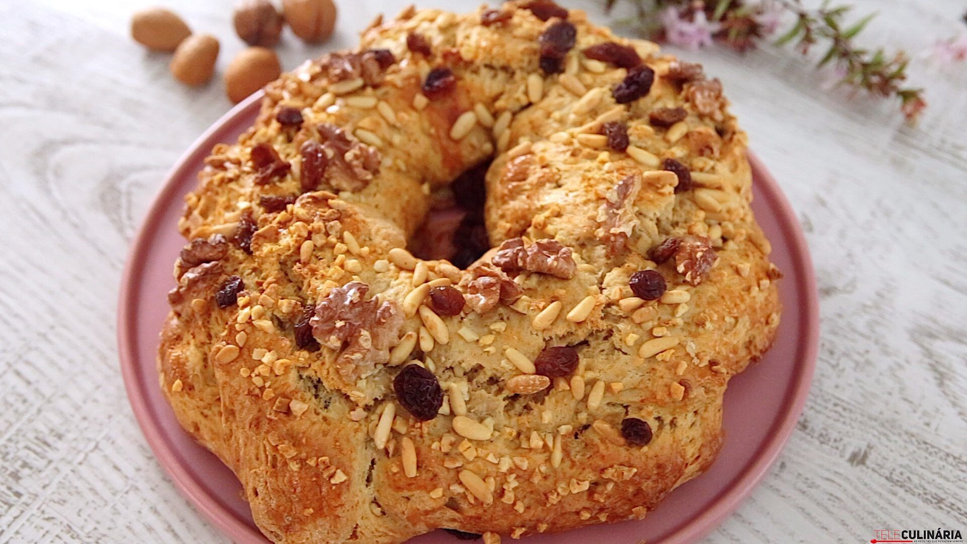 Coroa de frutos secos