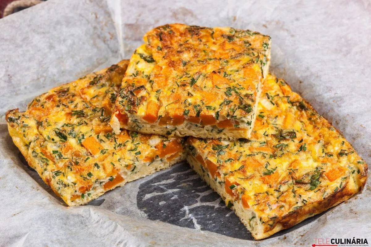 Omelete de abóbora