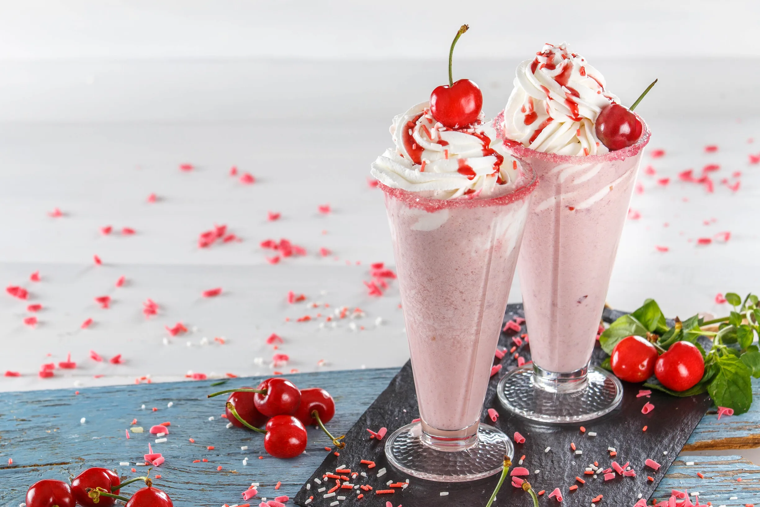 Milk shake de cereja